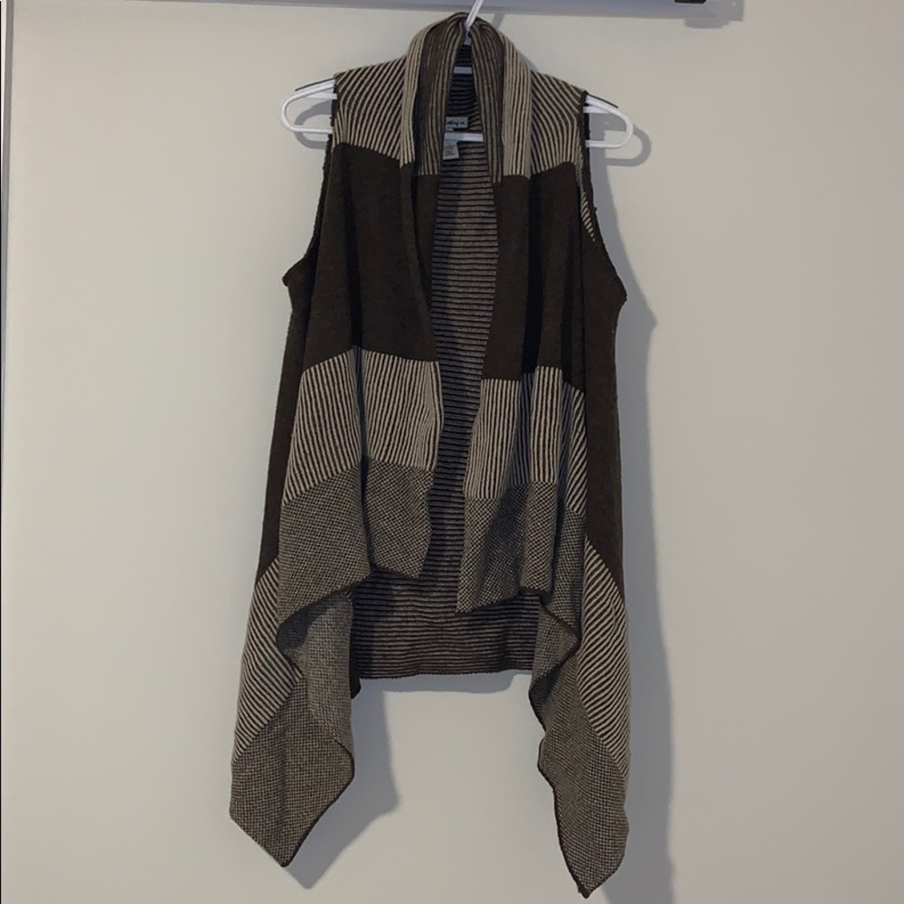 Brown cardigan